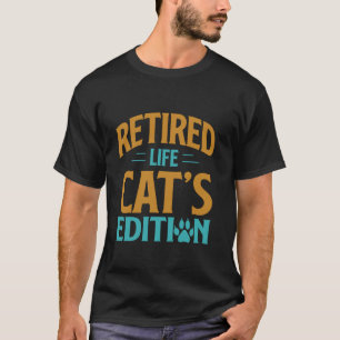 Retired Life Catu2019s Edition Cat Grandpa T-Shirt