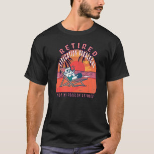 Retired Litigation Paralegal Vintage Retirement T-Shirt