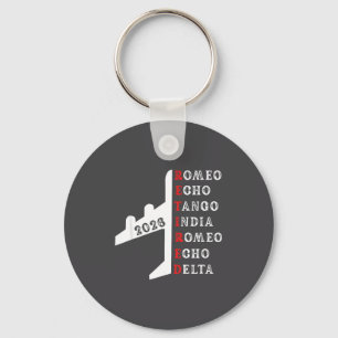 Retired Lot 2026 Phonetic Alphabet Retirement Gift Key Ring