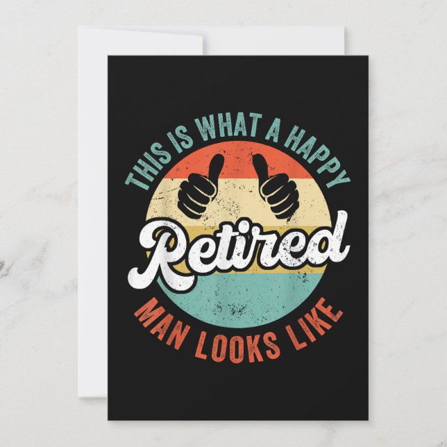 Retired Man Funny Retirement  (Front)
