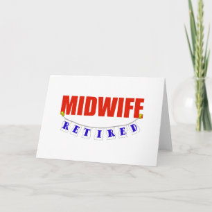 RETIRED MIDWIFE CARD