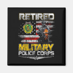 Retired Military Lice Veterans Day Patriotic Memor Magnet