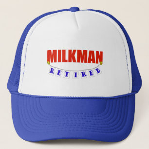 RETIRED MILKMAN TRUCKER HAT