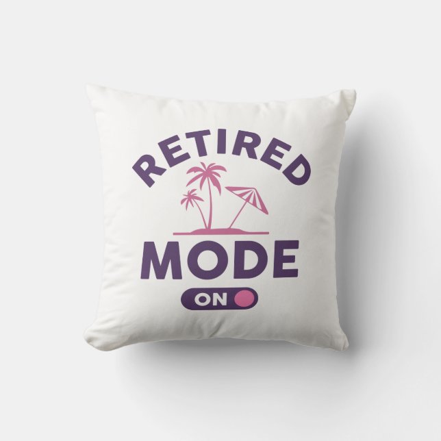 Retired Mode On Cushion (Front)