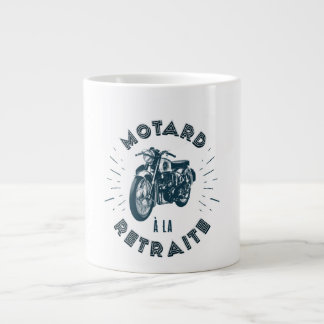 Retired Motard T-shirt Large Coffee Mug