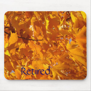 Retired mousepads Golden Years Autumn Leaves