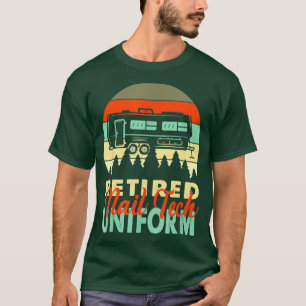 Retired Nail Tech Uniform Rv Camping Retirement T-Shirt