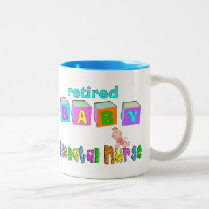 Retired Neonatal Nurse Gifts Two-Tone Coffee Mug