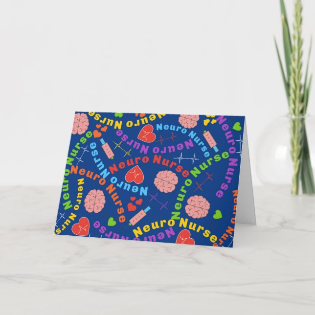 Retired Neuro Nurse  Card (Front)