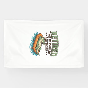 Retired Not My Problem Alligator Vacation Shirt_1 Banner