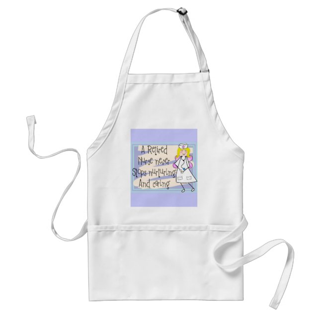 Retired Nurse Angel Art Cards & Gifts Standard Apron (Front)
