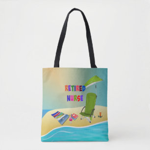 Retired Nurse, Fun in the Sun Tote Bag