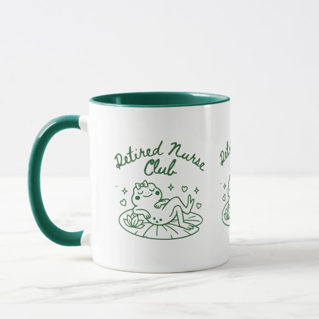 Retired Nurse Mug Gift – Funny Retirement Gift (Left)