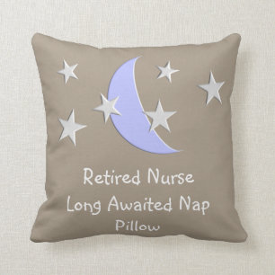 Retired Nurse Nap Pillow