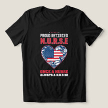 Retired Nurse Pride T-Shirt 