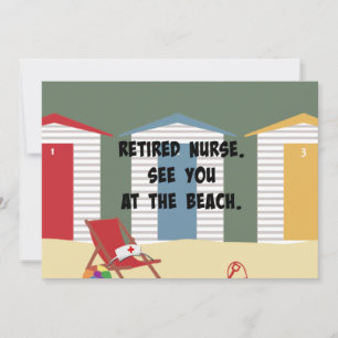 Retired Nurse. See You at the Beach, Card