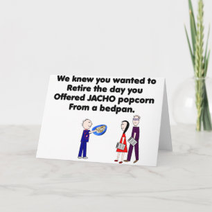 Retired Nurse Story Art JACHO Button Card