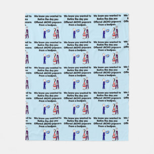 Retired Nurse Story Art JACHO   Fleece Blanket
