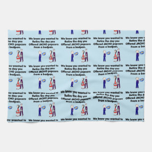 Retired Nurse Story Art JACHO   Tea Towel