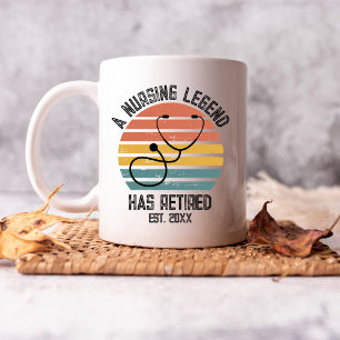 Retired Nurse Women Funny Nursing 2024 Retirement Mug