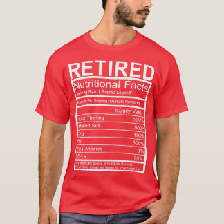 Retired Nutritional Facts T-Shirt