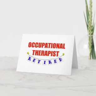 Retired Occupational Therapist Card
