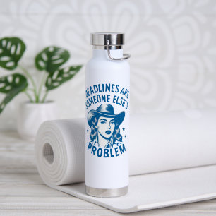 Retired Office Manager Tumbler Retirement Gift Water Bottle