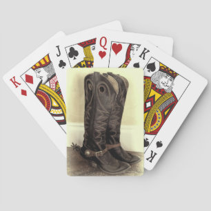Retired Old Boots Playing Cards