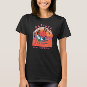 Retired Operations Engineer Vintage Retirement T-Shirt