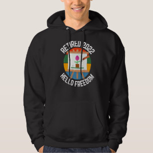 Retired Painter 2022 Hello Freedom Artist 1 Hoodie