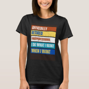 Retired Paraprofessional Retirement Retired T-Shirt
