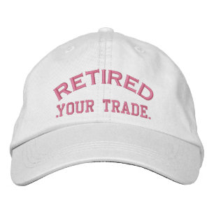 Retired Personalise it!  Embroidered Cap