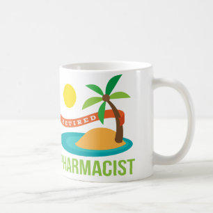 Retired Pharmacist Beach Coffee Mug