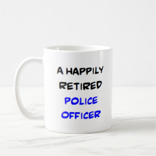 retired police officer2 coffee mug