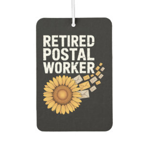 Retired Postal Worker Car Air Freshener
