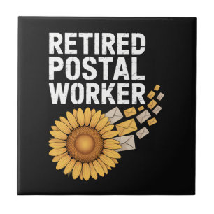 Retired Postal Worker Ceramic Tile