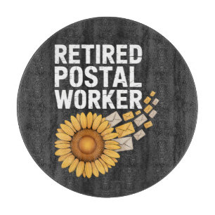 Retired Postal Worker Cutting Board