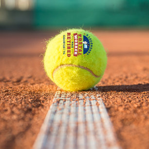 Retired Postal Worker Gag Retiring Personalised Tennis Balls