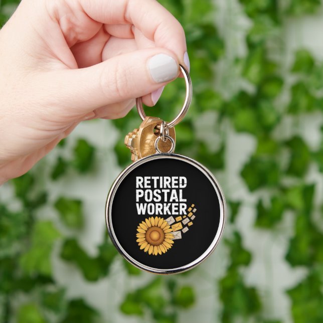 Retired Postal Worker Key Ring (Hand)