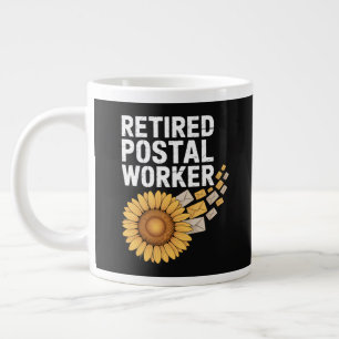 Retired Postal Worker Large Coffee Mug