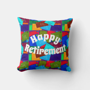 Retired Postal Worker Letters Design Cushion