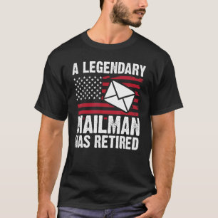 Retired Postal Worker Mailman Mail Carrier Mail La T-Shirt