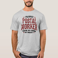 Retired Postal Worker Mailman Retirement Funny