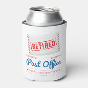 Retired Postal Worker Mailman Retirement Party Can Cooler