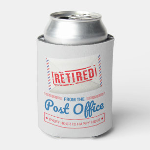 Retired Postal Worker Mailman Retirement Party Can Cooler