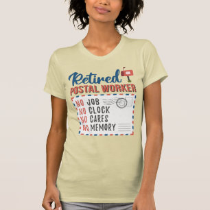 Retired Postal Worker Mailman Retirement T-Shirt