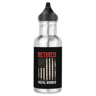 Retired Postal Worker Retirement 532 Ml Water Bottle
