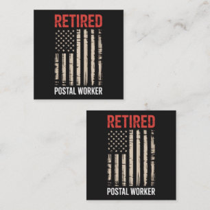Retired Postal Worker Retirement Card