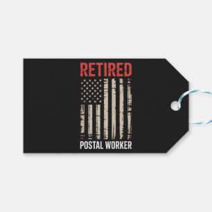 Retired Postal Worker Retirement Gift Tags