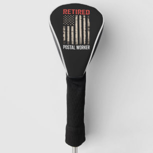 Retired Postal Worker Retirement Golf Head Cover